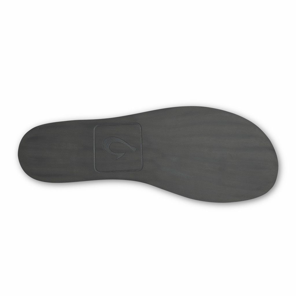 Olukai Men's Moloa Hulu Slipper - Black US253-768